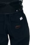 NATURAL SUPER WIDE VENTILATION PANTS BLACK
