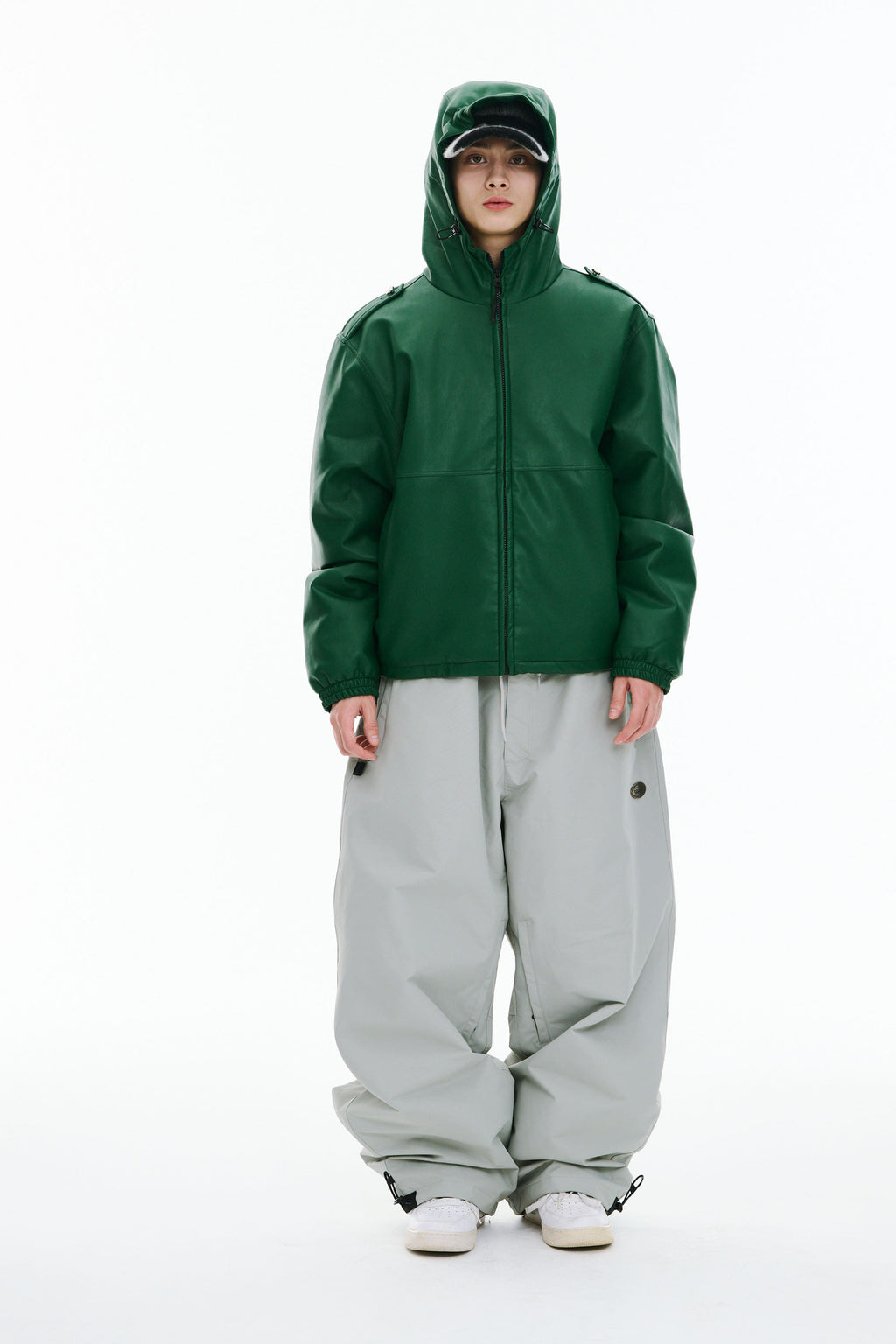 NATURAL SUPER WIDE VENTILATION PANTS GRAY