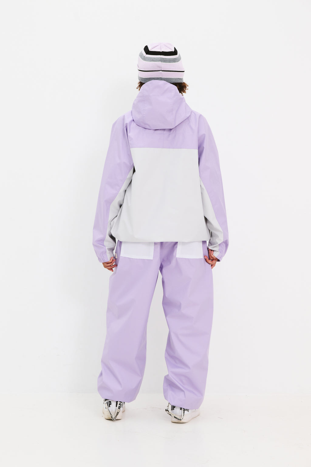 BSRABBIT WORK 3L SUPER WIDE JOGGER PANTS PURPLE