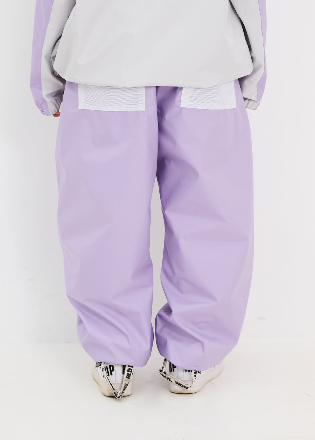 BSRABBIT WORK 3L SUPER WIDE JOGGER PANTS PURPLE