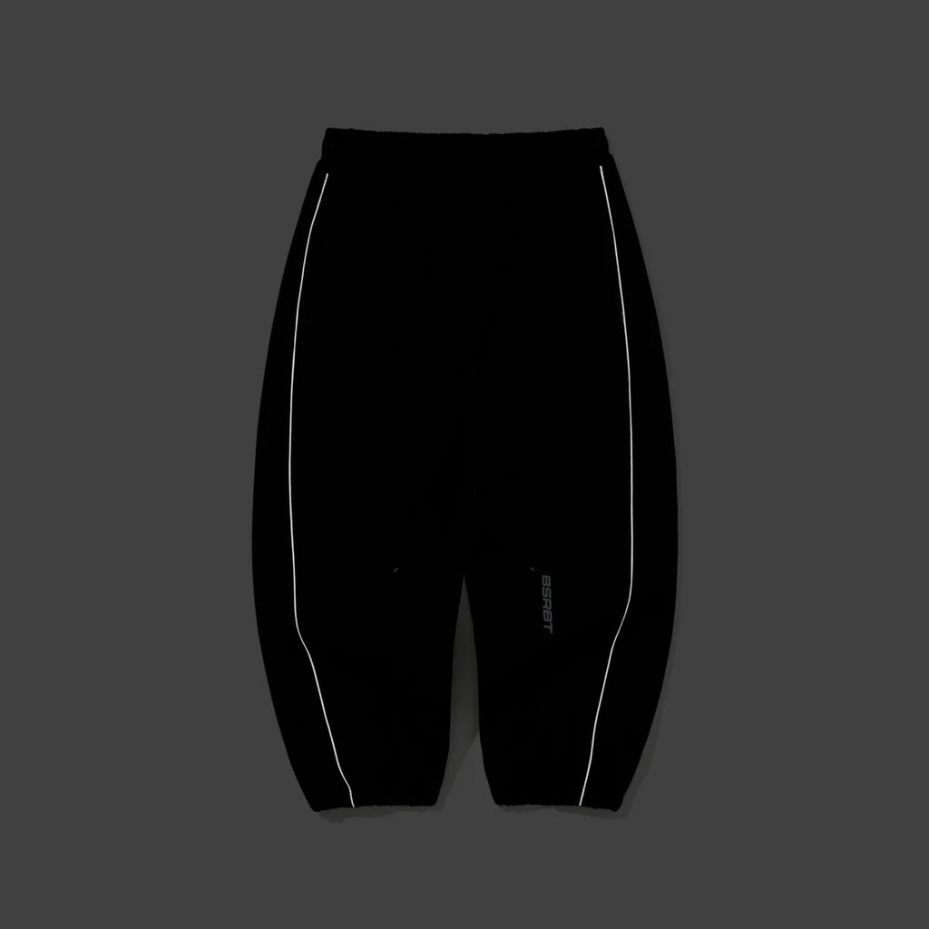 STREAM LINE 3L SUPER WIDE JOGGER PANTS BLACK