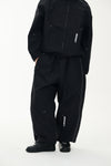 STREAM LINE 3L SUPER WIDE JOGGER PANTS BLACK
