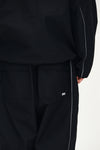 STREAM LINE 3L SUPER WIDE JOGGER PANTS BLACK