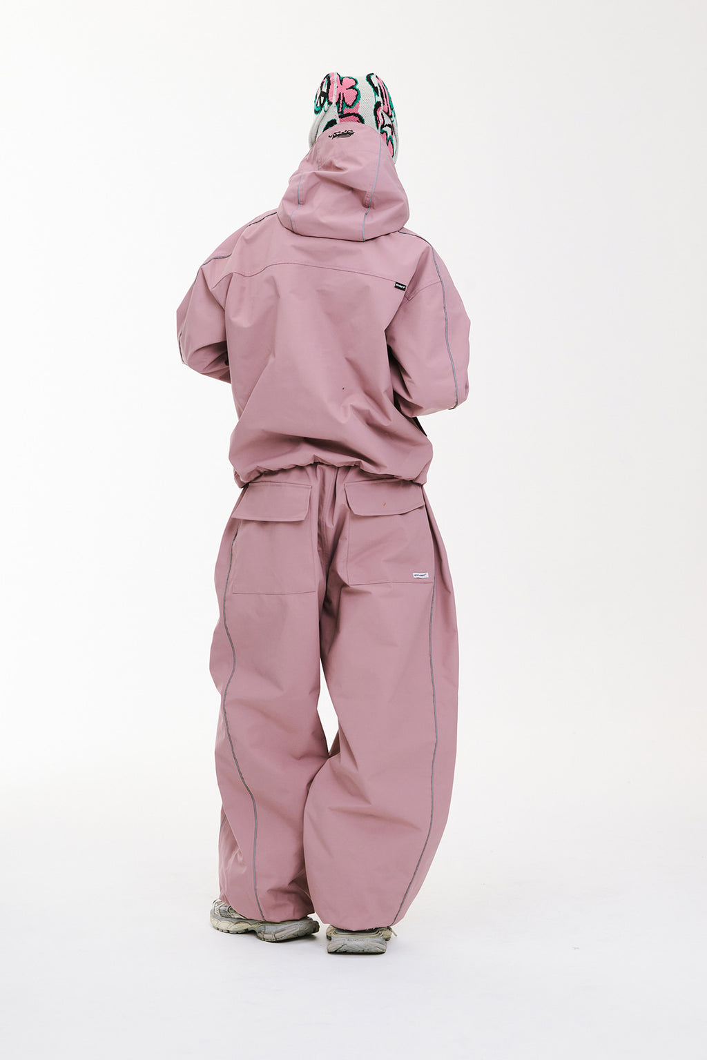 STREAM LINE 3L SUPER WIDE JOGGER PANTS INDY PINK