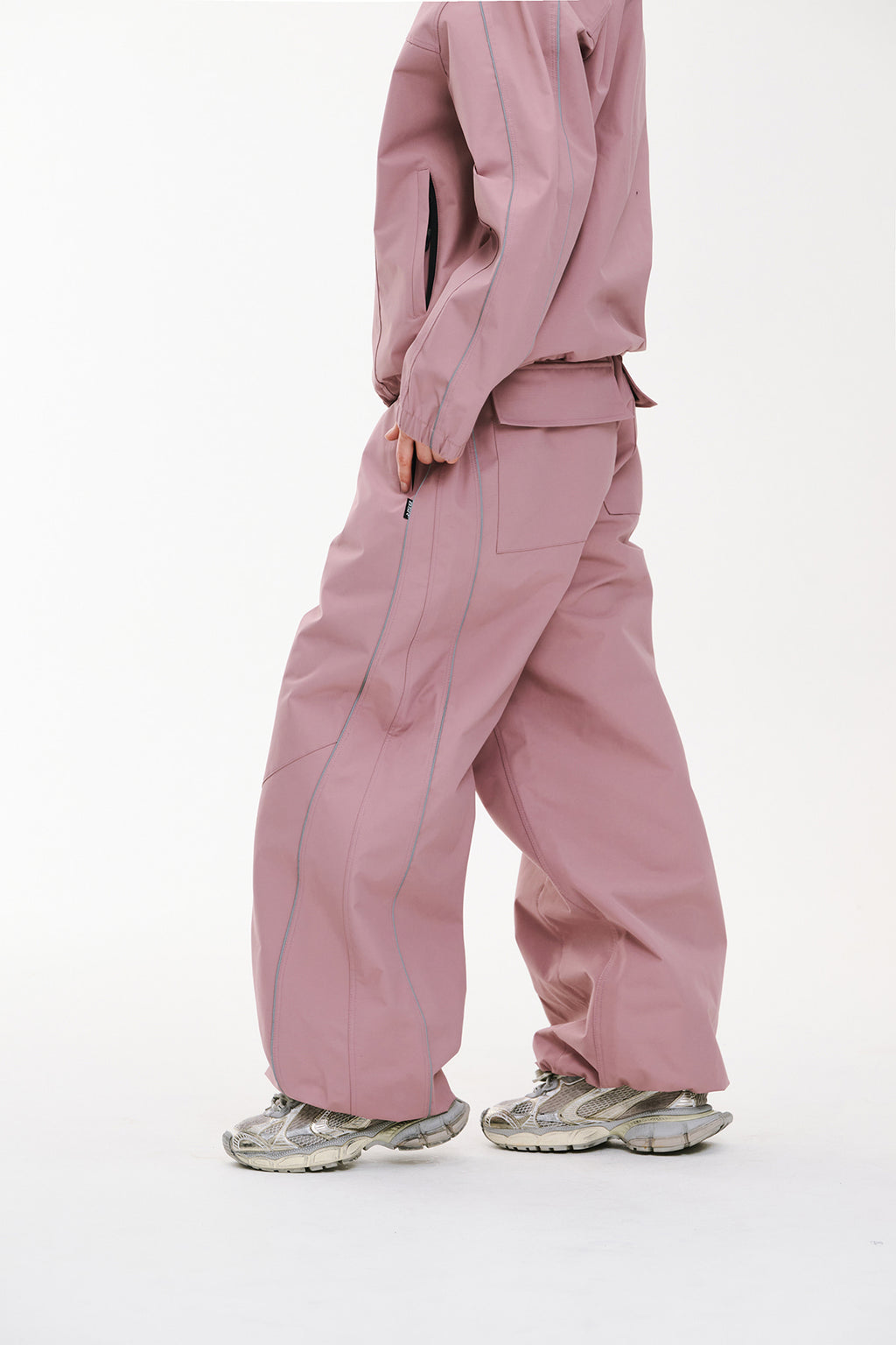 STREAM LINE 3L SUPER WIDE JOGGER PANTS INDY PINK