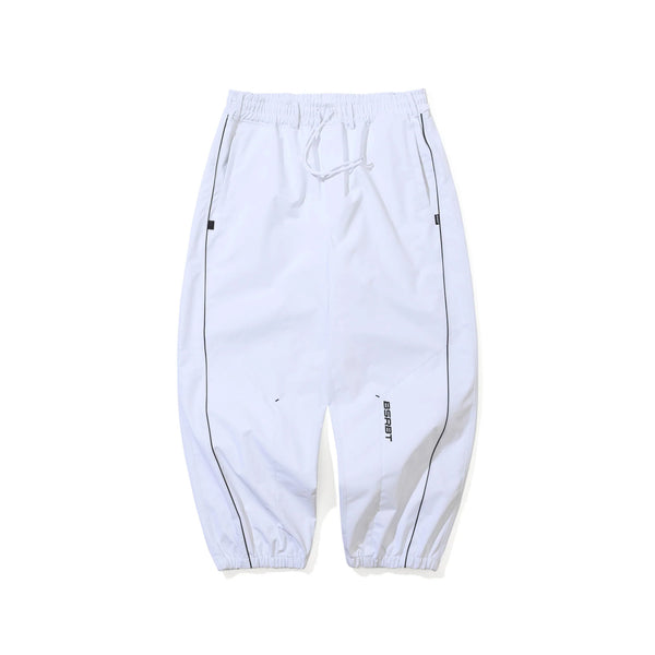 STREAM LINE 3L SUPER WIDE JOGGER PANTS WHITE