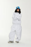 STREAM LINE 3L SUPER WIDE JOGGER PANTS WHITE