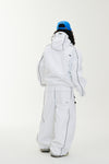 STREAM LINE 3L SUPER WIDE JOGGER PANTS WHITE