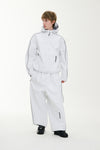 STREAM LINE 3L SUPER WIDE JOGGER PANTS WHITE