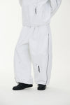 STREAM LINE 3L SUPER WIDE JOGGER PANTS WHITE