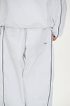 STREAM LINE 3L SUPER WIDE JOGGER PANTS WHITE