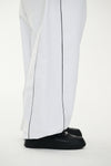 STREAM LINE 3L SUPER WIDE JOGGER PANTS WHITE
