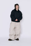 ORIGINAL WIDE TRACK PANTS LIGHT BEIGE