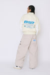 ORIGINAL WIDE TRACK PANTS LIGHT BEIGE