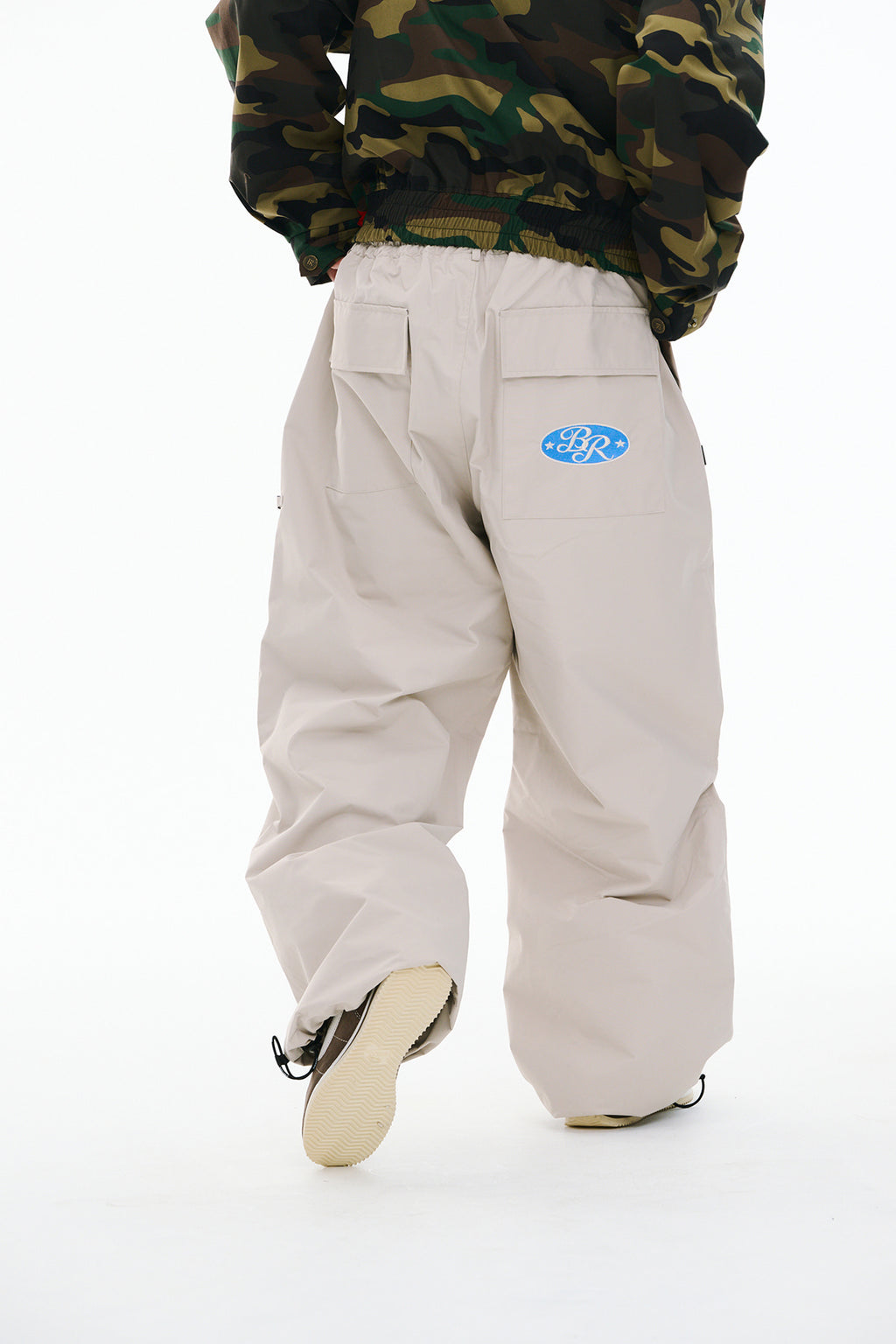 ORIGINAL WIDE TRACK PANTS LIGHT BEIGE