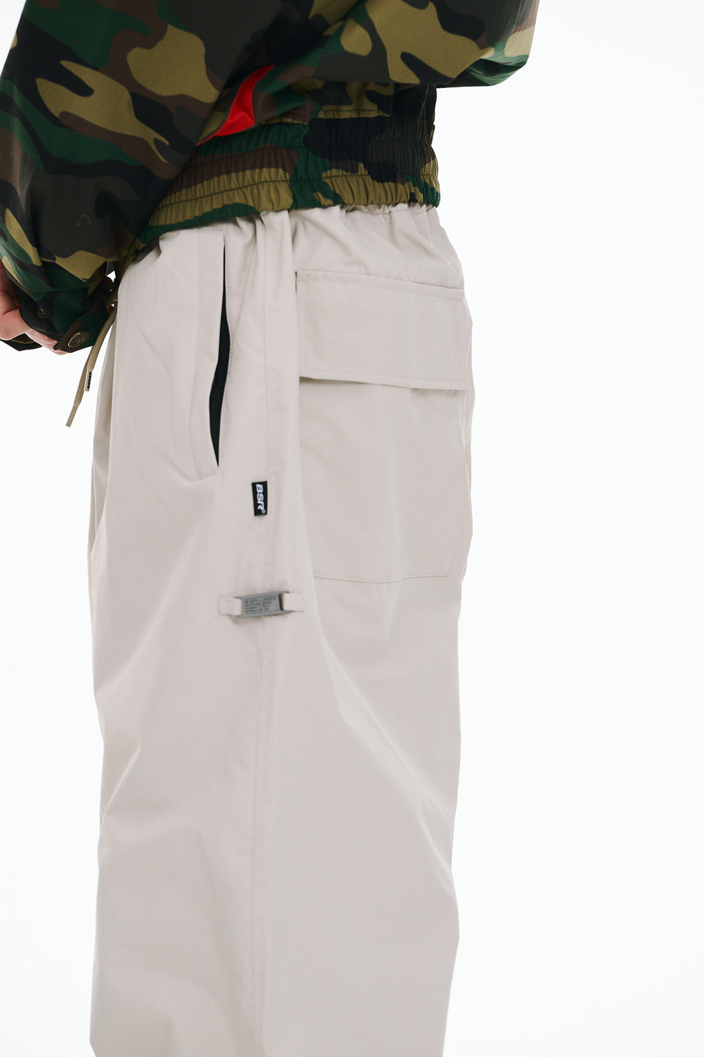 ORIGINAL WIDE TRACK PANTS LIGHT BEIGE