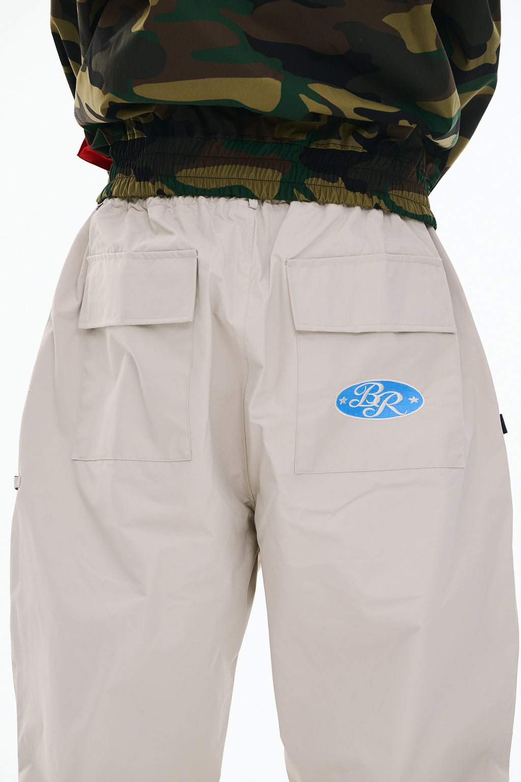 ORIGINAL WIDE TRACK PANTS LIGHT BEIGE