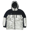 BSRABBIT MMM WINDBREAKER HOODED STRETCH JACKET SILVER/NAVY