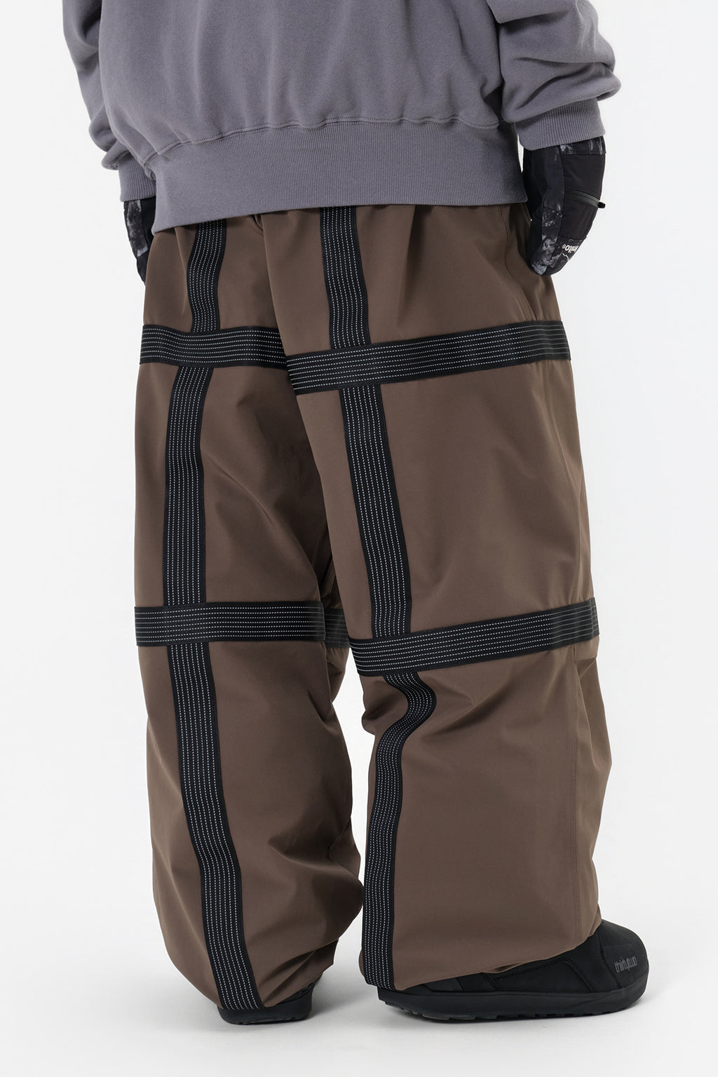 REFLECTIVE LINE BANDED PANTS (WIDE FIT LV.2) MUD