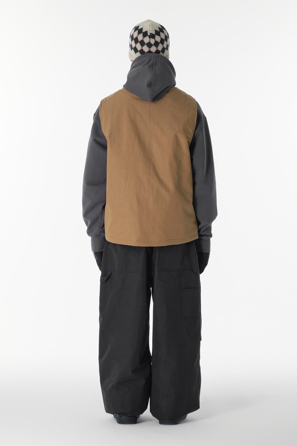 CARPENTER WIDE PANTS (WIDE FIT LV.1) FADE BLACK