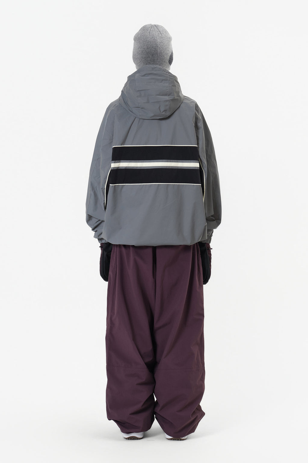 LINE WIND JACKET REFLECTIVE SILVER