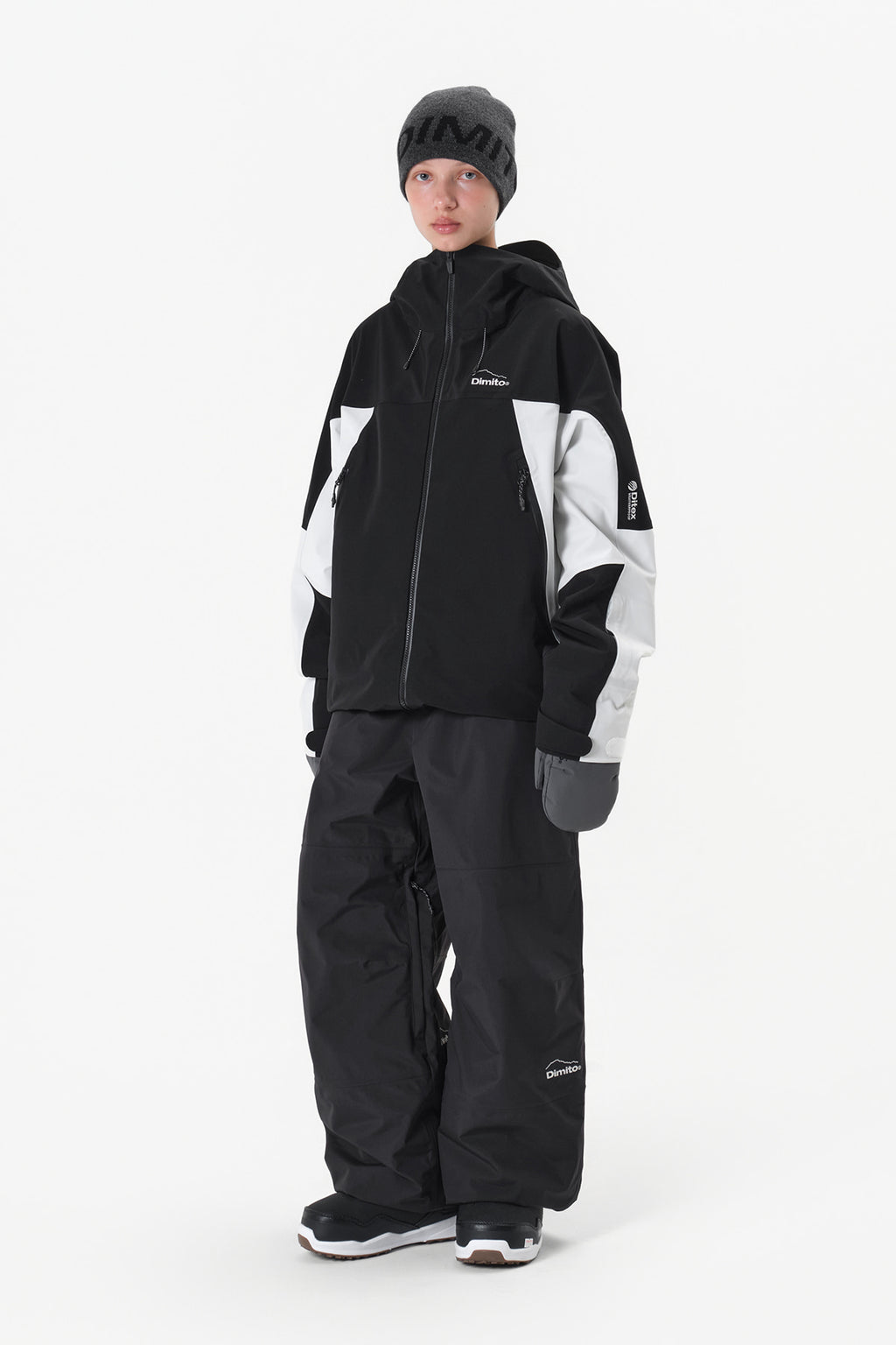 AIR VENT BANDED PANTS (WIDE FIT LV.1) BLACK