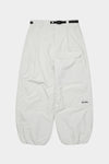 DECK WIDE BANDED PANTS (WIDE FIT LV.2) WHITE