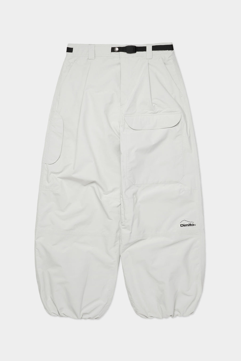 DECK WIDE BANDED PANTS (WIDE FIT LV.2) WHITE