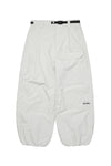 DECK WIDE BANDED PANTS (WIDE FIT LV.2) WHITE