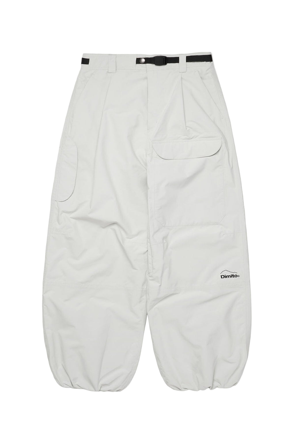 DECK WIDE BANDED PANTS (WIDE FIT LV.2) WHITE