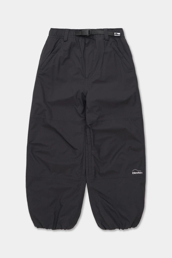 BANDED BT PANTS BLACK (Wide Fit)