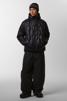 DIMITO VTX BANDED DOUBLE KNEE SNOWBOARD PANTS - WIDE FIT LV.1 BAGGY STYLE BLACK
