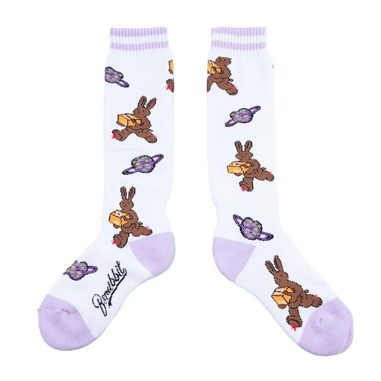 BEAR RB SNOWBOARD SOCKS WHITE