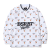 BSRABBIT BSRBT SPORTY PULLOVER SNAP JACKET WHITE