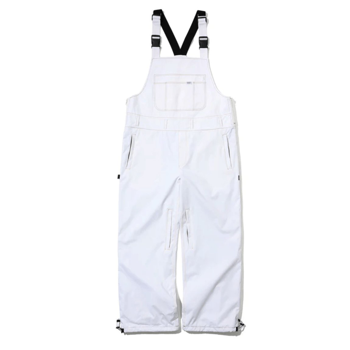 BSRBT CARGO BIB PANTS WHITE