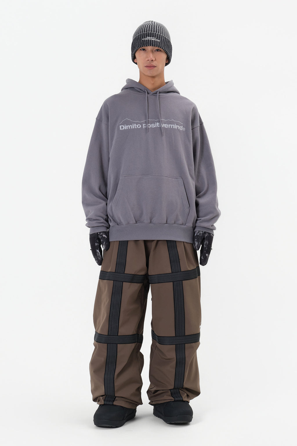REFLECTIVE LINE BANDED PANTS (WIDE FIT LV.2) MUD