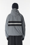 LINE WIND JACKET REFLECTIVE SILVER