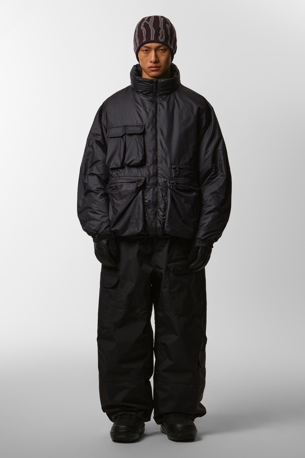 VTX BANDED CARGO PANTS (WIDE FIT LV.1) BLACK