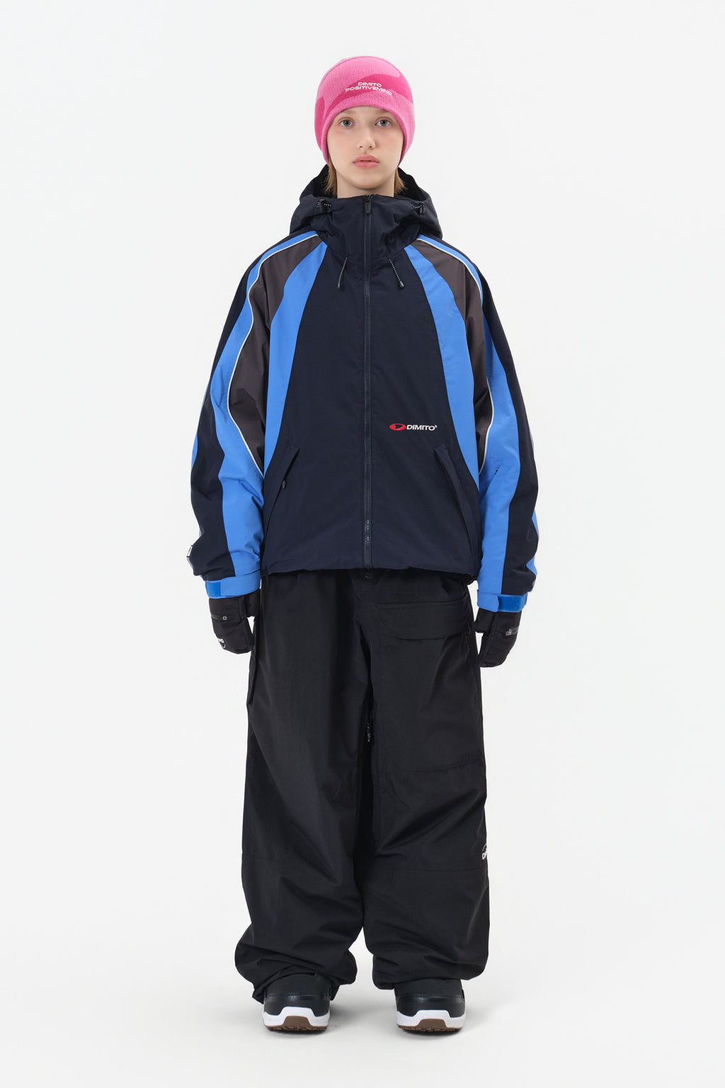 WAVE PADDED JACKET (POLARTEC) DARK NAVY