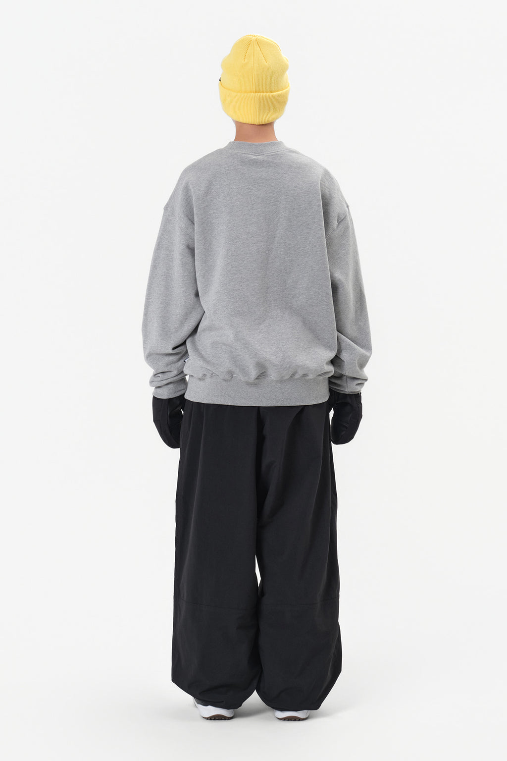 DECK WIDE BANDED PANTS (WIDE FIT LV.2) BLACK