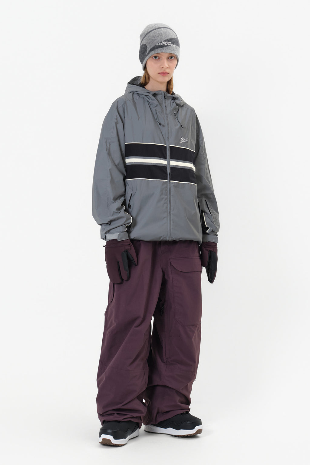 LINE WIND JACKET REFLECTIVE SILVER