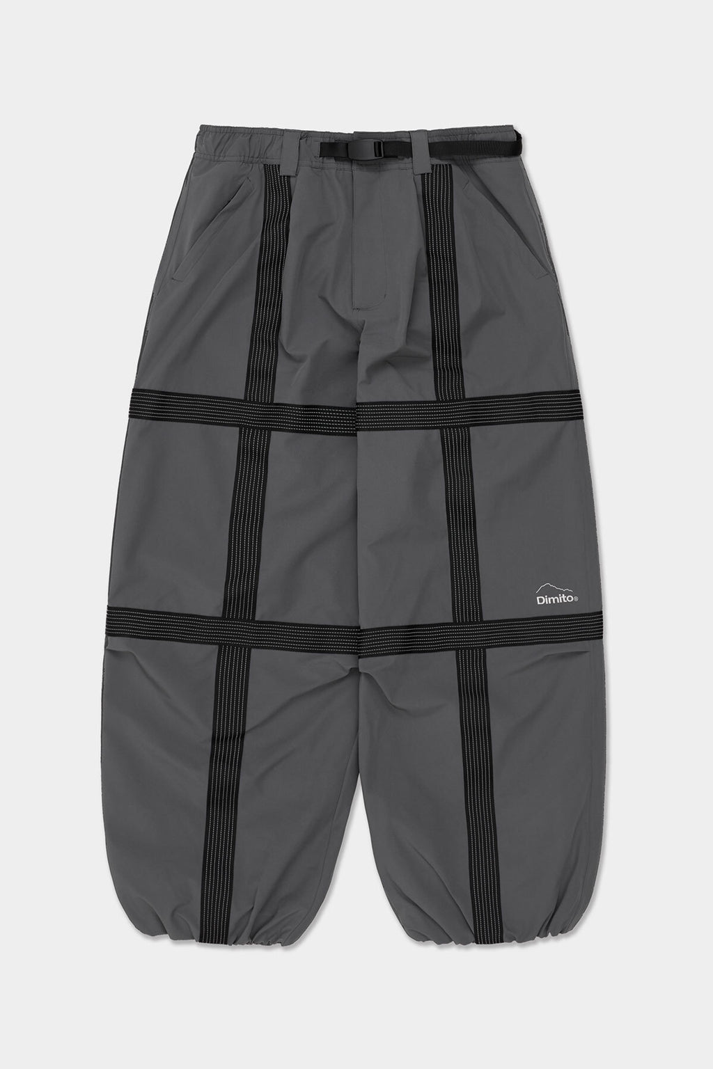REFLECTIVE LINE BANDED PANTS (WIDE FIT LV.2) COOL GREY