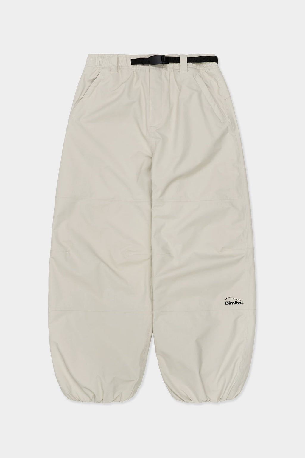 AIR VENT BANDED PANTS (WIDE FIT LV.1) IVORY