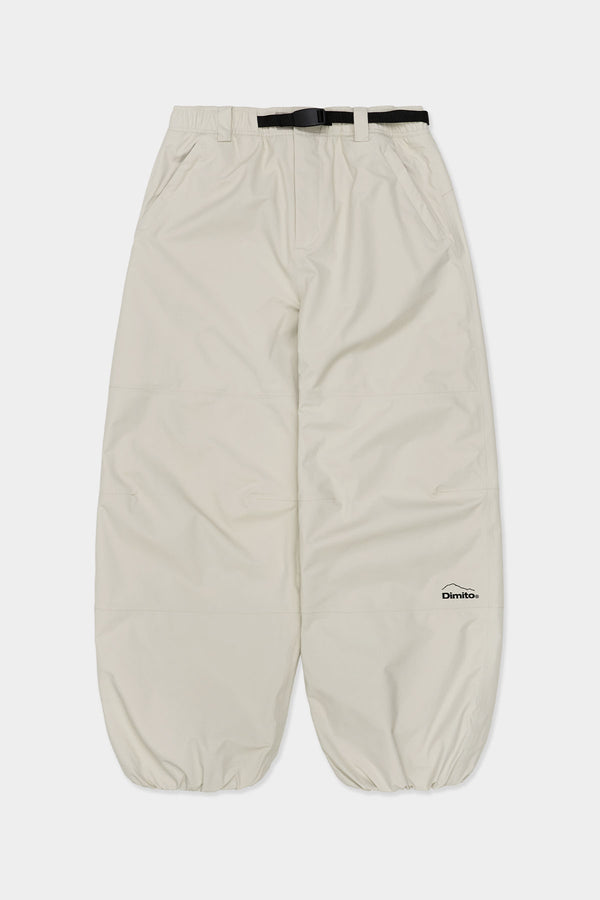 AIR VENT BANDED PANTS (WIDE FIT LV.1) IVORY
