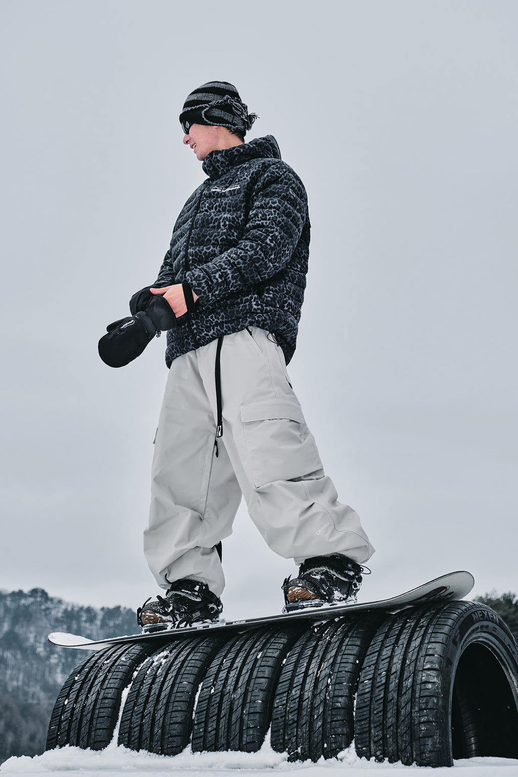 WORKS LINE PANTS (WIDE FIT LV.1) OATMEAL