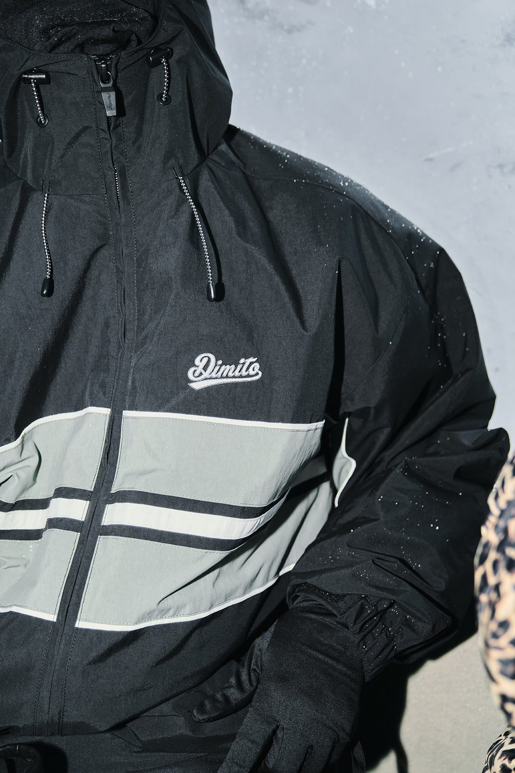 LINE WIND JACKET BLACK