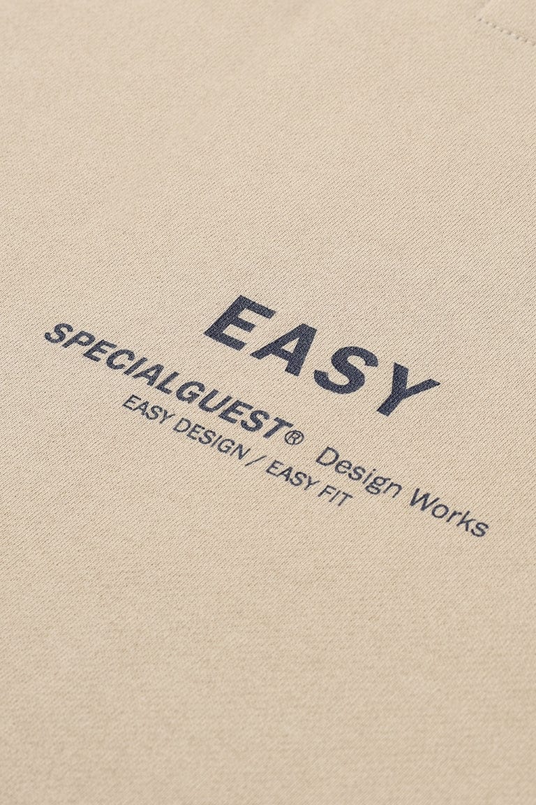 EASY LINEWORK CREWNECK BISCOTTI