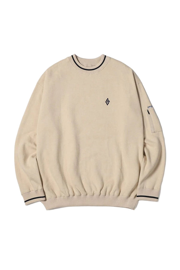 EASY LINEWORK CREWNECK BISCOTTI
