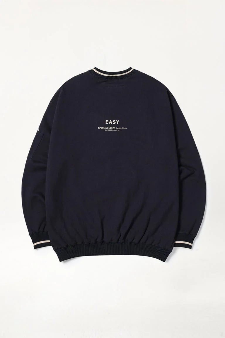 EASY LINEWORK CREWNECK MIDNIGHT BLUE