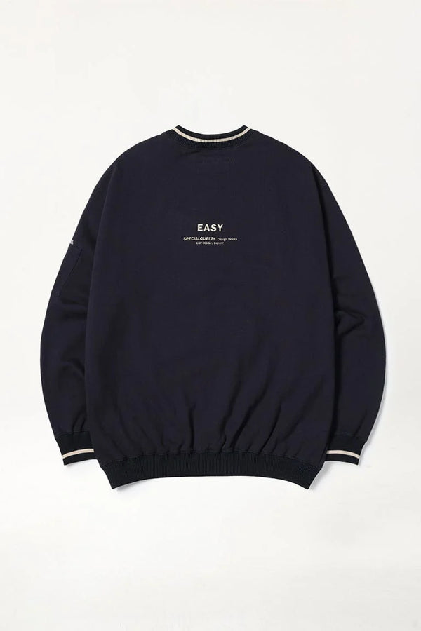EASY LINEWORK CREWNECK MIDNIGHT BLUE
